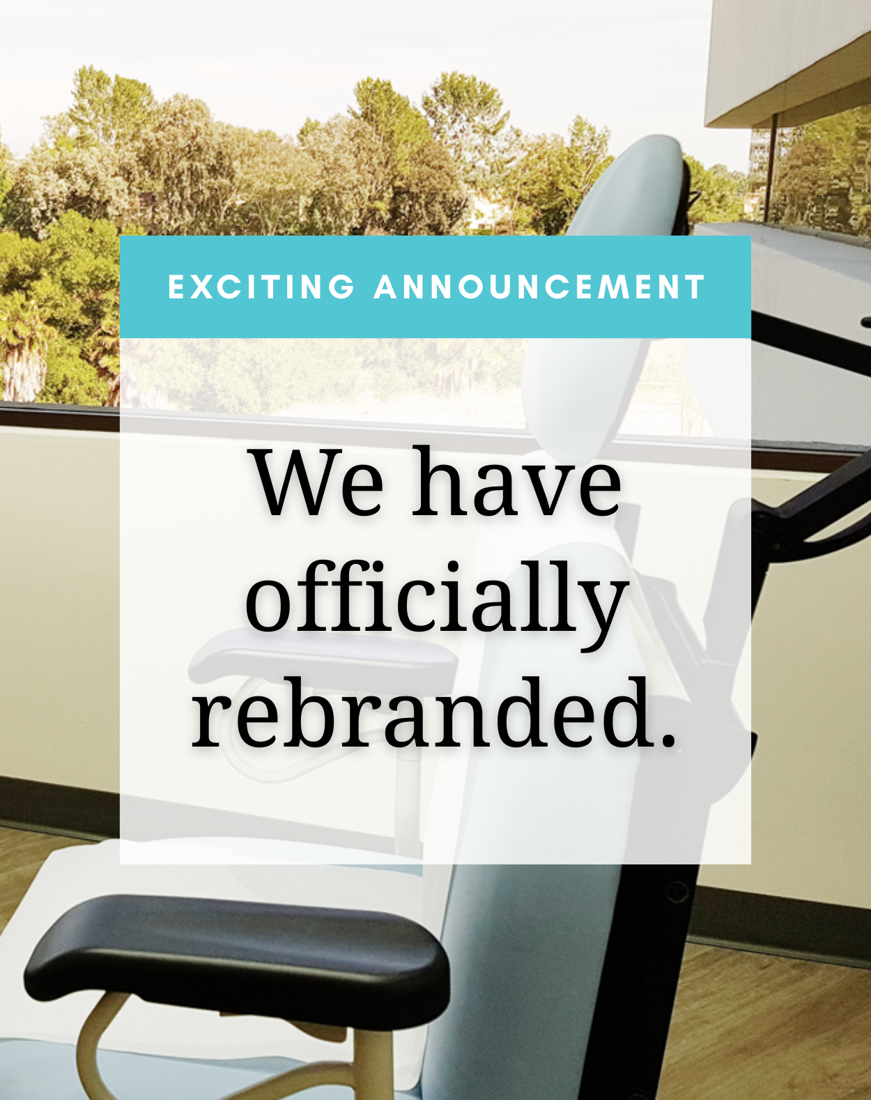 We have officially rebranded.